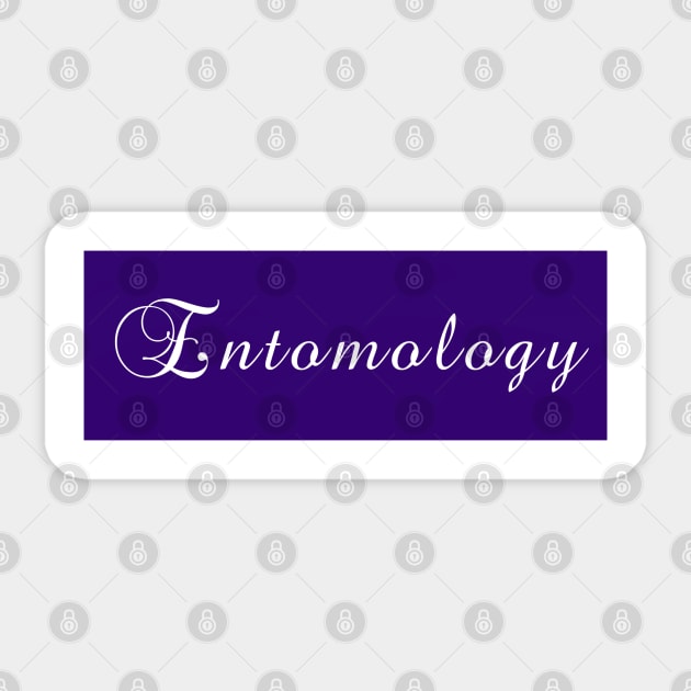 Entomology_ Study of insects- entomologist Sticker by Blueberry Pie 